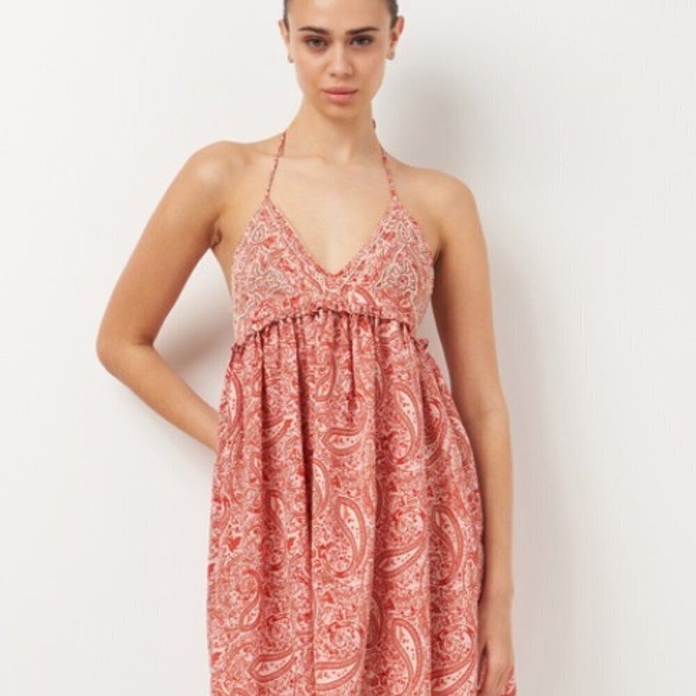 Zara Women's dress Red SIZE S 7200/226/067